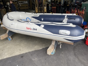 Honwave T30 3m  rubberboot koopje T30 Aluminium vlonder bodem