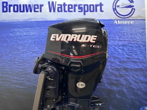 “ Evinrude Etec 75 pk buitenboordmotor | Krachtpatser  “ Langstaart gebrtuikte occasion in goede staat