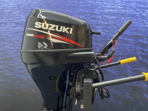 Suzuki 25 pk buitenboord motor Langstaart elektrische start knuppel besturing