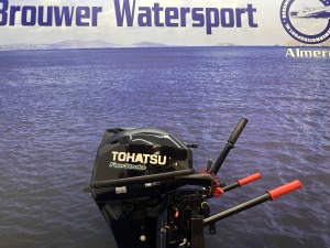 Tohatsu 20 pk buitenboordmotor kortstaart als nieuw MFS 20 E gebruikt zo goed als nieuwe buitenboordmotor
