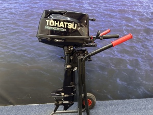 Tohatsu 6 pk zo goed als nieuw Artnr. 1612 Gebruikt kortstaart