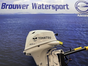 “ Tohatsu 20 pk buitenboordmotor | White Power Edition “ Witte ETL Lang staart elektrische start en trim