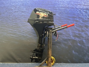 Suzuki 15 pk buitenboordmotor Langstaart  afstandsbediening el start!!!