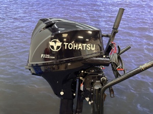 “Tohatsu 15 pk | Langstaart | Elektrische start| Knuppel “ Tohatsu EFL  Lang staart elektrische start knuppel