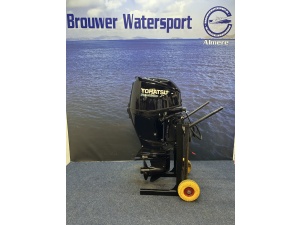 “Tohatsu / Honda 60 pk| Buitenboordmotor| Nieuwstaat” BFT60A Langstaart, Afstand bediend, Elektrische start