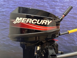 Mercury 15 pk twee takt kortstaart unieke motor 15 M kortstaart