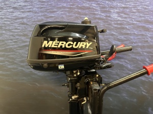 Mercury 4 pk buitenboordmotor lang staart als nieuw F4MLH in Nieuwstad