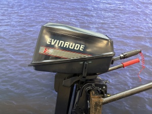 Evinrude 4 pk buitenboordmotor Kortstaart 2 takt!!