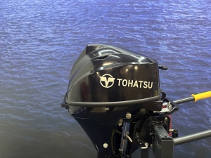 Tohatsu 9.8 buitenboordmotor Langstaart afstandsbediening 4 takt 2 cilinder