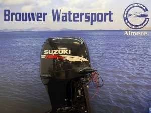 “ Suzuki 90 pk buitenboordmotor | Nieuw staat | Powertrim “ DF90ATL Zo goed als nieuwe gebruikte motor.