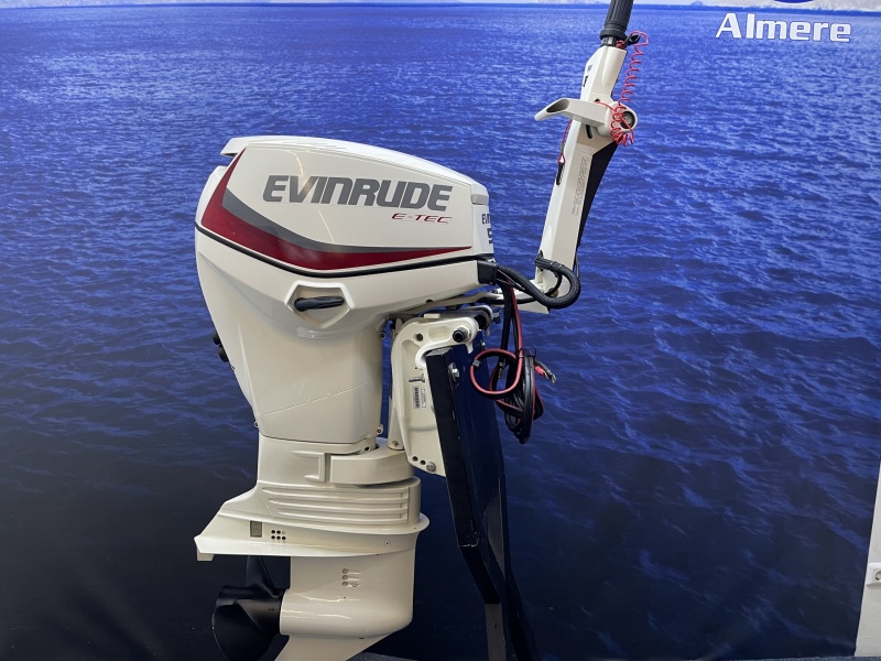 Evinrude 50 Pk Buitenboordmotor Langstaart powertrim knuppelbesturing