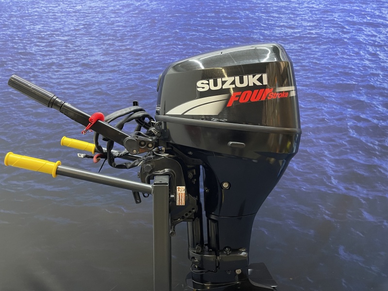 Suzuki 25 pk Langstaart elektrische start knuppel besturing