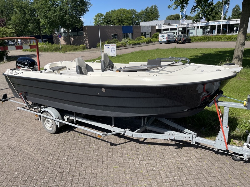 Smartliner 21 Visboot / Sloep Mercury 100 pk buitenboordmotor
