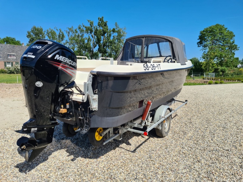 Smartliner 21 Visboot / Sloep Mercury 100 pk buitenboordmotor