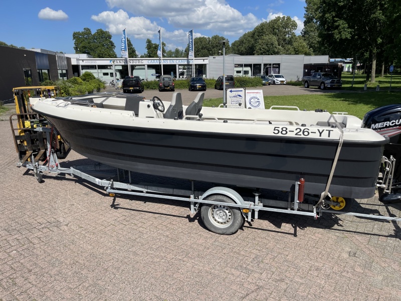 Smartliner 21 Visboot / Sloep Mercury 100 pk buitenboordmotor