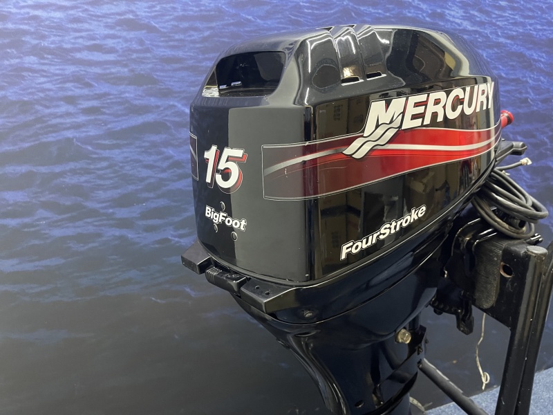 Mercury 15 pk buitenboordmotor Langstaart bigfoot werkmotor