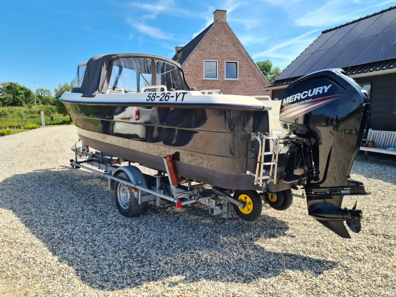 Smartliner 21 Visboot / Sloep Mercury 100 pk buitenboordmotor
