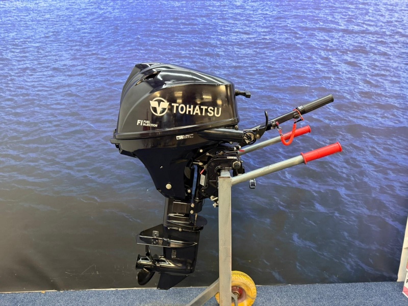 “ Tohatsu 15 pk buitenboordmotor | Nieuwstaat” 1 “ MFS15 E Kortstaart injectie buitenboordmotor