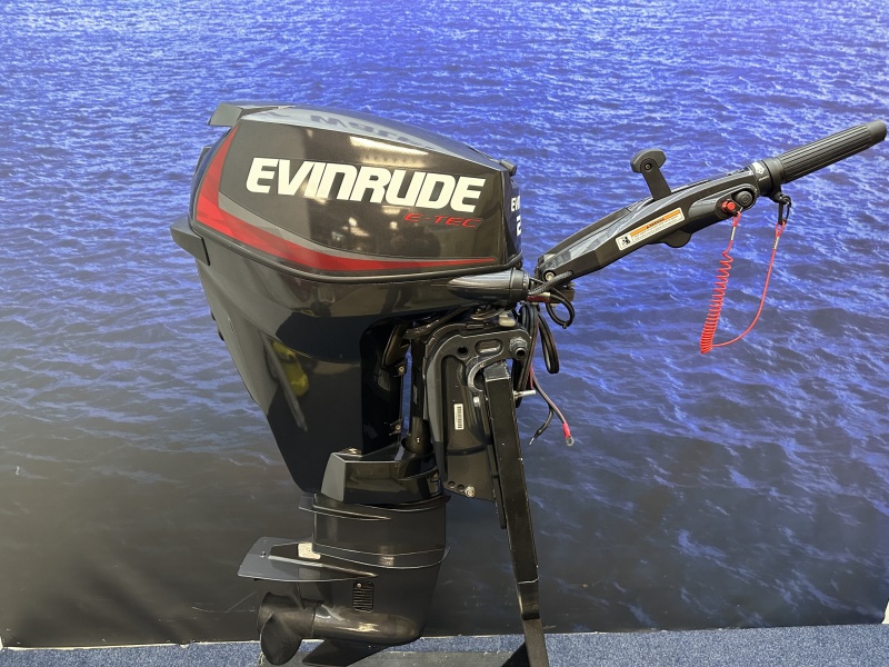 Evinrude 25 pk buitenboordmoto Langstaart injectie elektrische start