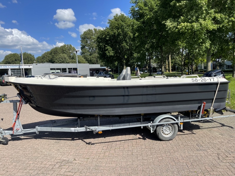Smartliner 21 Visboot / Sloep Mercury 100 pk buitenboordmotor