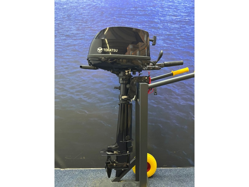 Tohatsu 6 pk buitenboordmotor sailpower met werkschroef en laadspoel