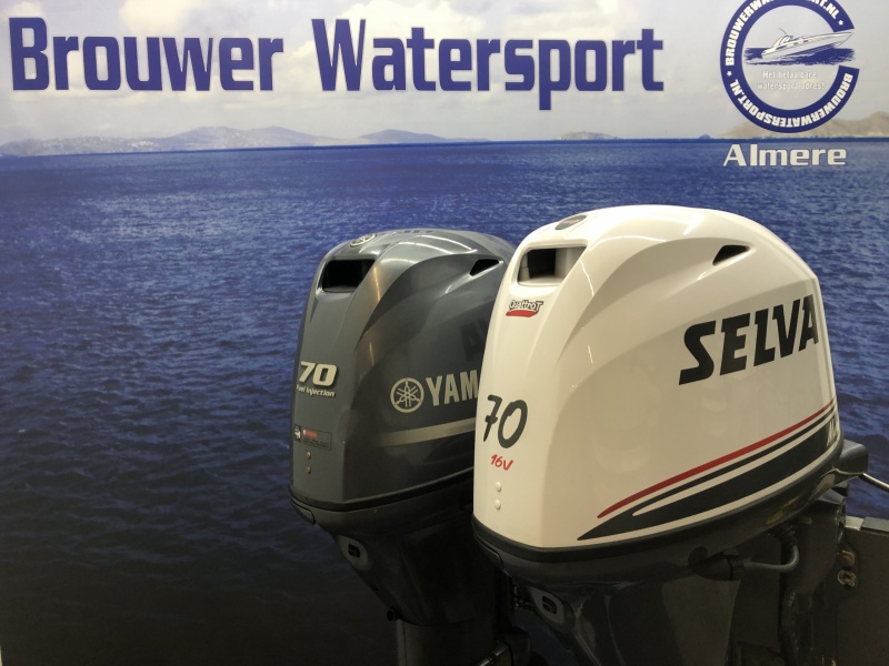 Selva \ Yamaha 70 pk Selva = 100%Yamaha alleen met witte kap