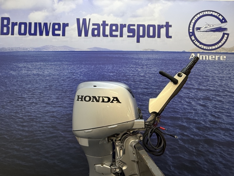 “Honda 40 pk buitenboordmotor | Big Tiller | Supermooi “ BF40 Knuppel besturing elektrische start