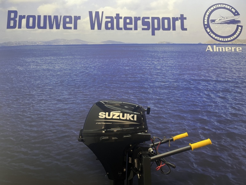 Suzuki 15 pk buitenboordmotor Langstaart afstandsbediening el start!!!
