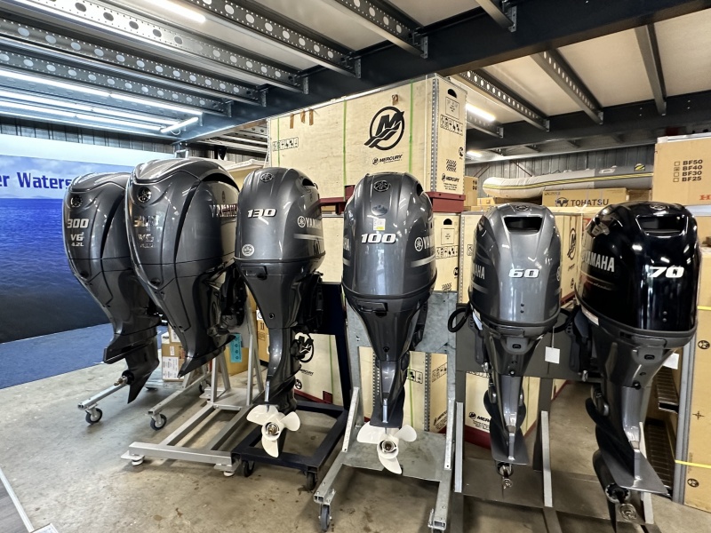 Yamaha 80 pk buitenboordmotor Big Tiller Unieke motor Big tiller trolling powertrim
