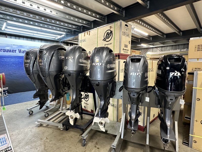 Yamaha 80 pk buitenboordmotor Big Tiller Unieke motor Big tiller trolling powertrim