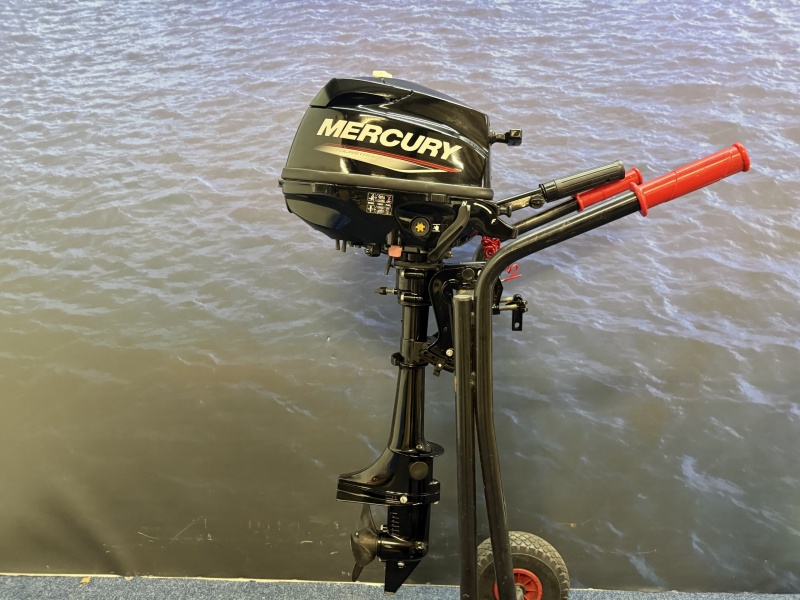 Mercury 3.5 pk buitenboordmotor nieuw staat kortstaart
