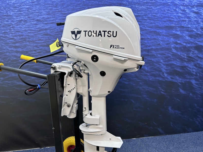 “ Tohatsu 20 pk buitenboordmotor | White Power Edition “ Witte ETL Lang staart elektrische start en trim