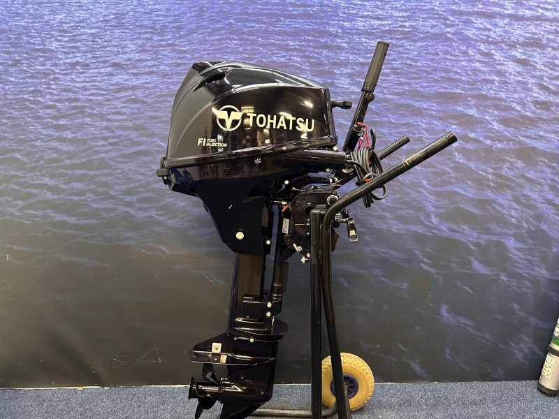 “Tohatsu 15 pk | Langstaart | Elektrische start| Knuppel “ Tohatsu EFL  Lang staart elektrische start knuppel