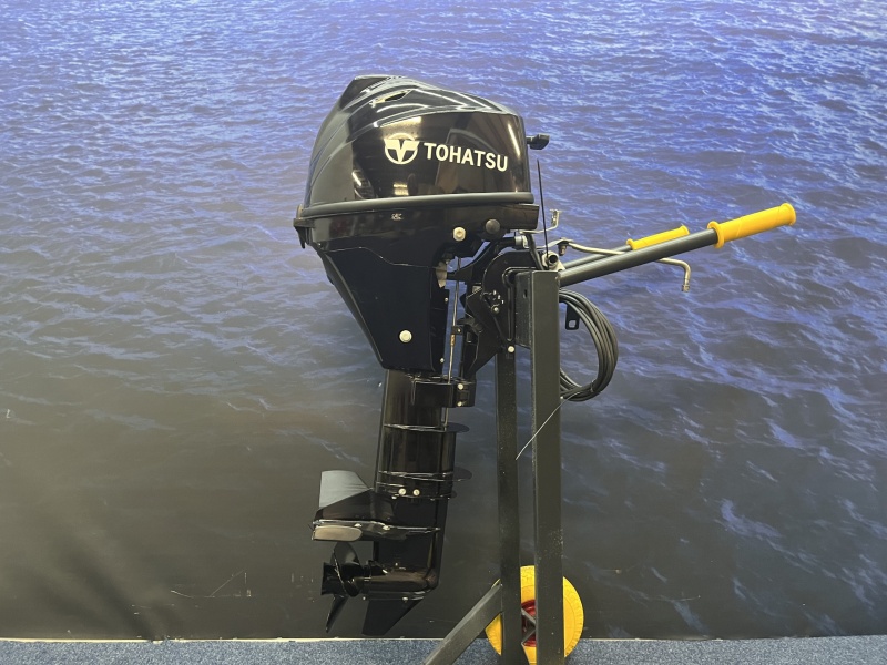 “ Tohatsu 9.8 | Buitenboordmotor | Elektrisch gestart “ Langstaart, elektrische start, afstandsbediening