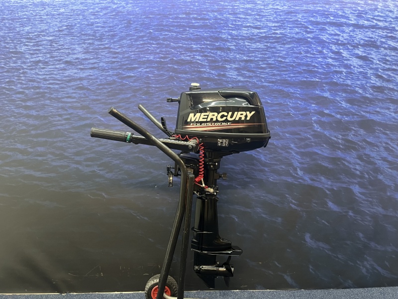 Mercury 4 pk buitenboordmotor Kortstaart knuppel bediend