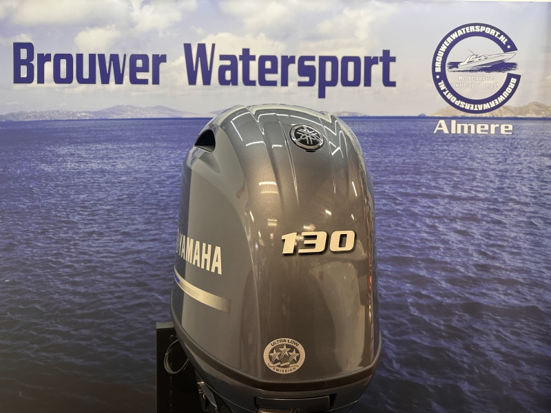 “ Yamaha 130 pk | Nieuw staat | Compleet geleverd “ F130 AETL buitenboordmotor gebruikt in praktisch nieuw staat