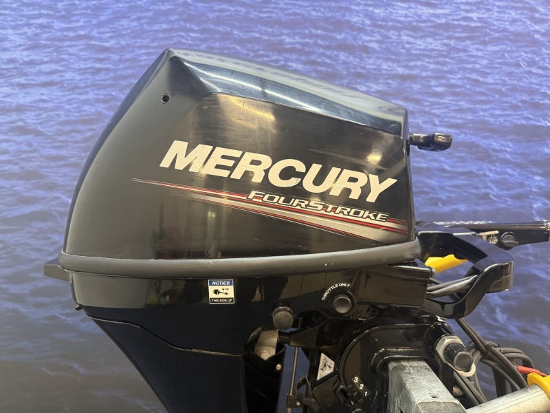 “ Mercury 8 pk buitenboordmotor | 1e eigenaar | E-start “ F8MH Kortstaart | Knuppel bediening, Elektrische start