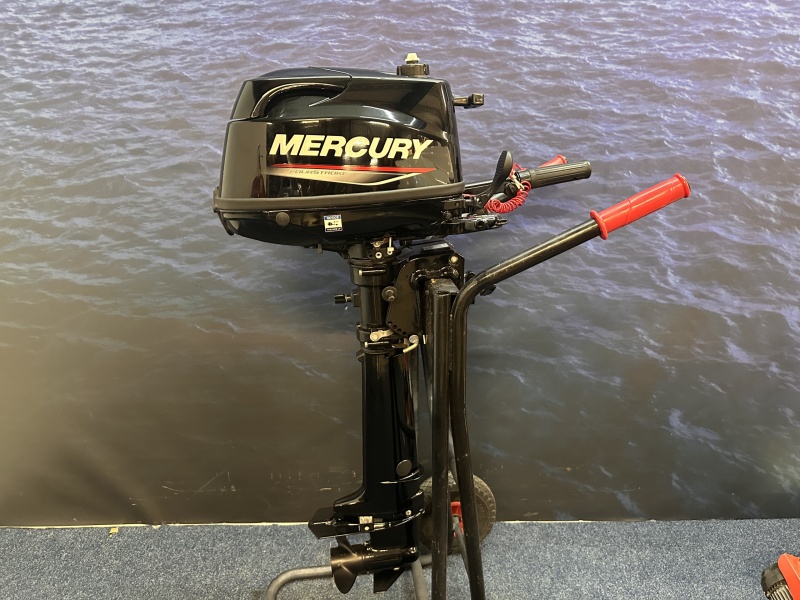 Mercury 4 pk buitenboordmotor lang staart als nieuw F4MLH in Nieuwstad