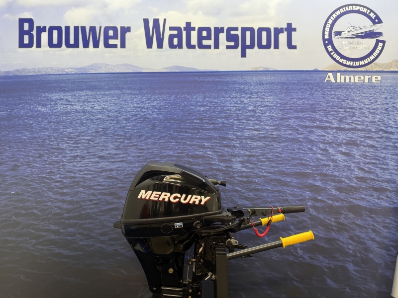Mercury 15 pk buitenboordmotor | Als nieuw Kortstaart | Knuppel bediend