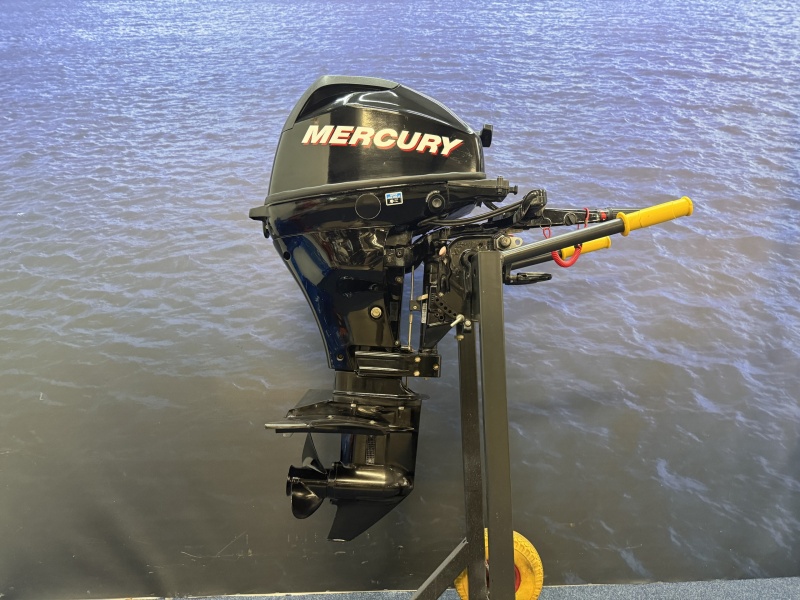 Mercury 15 pk buitenboordmotor | Als nieuw Kortstaart | Knuppel bediend