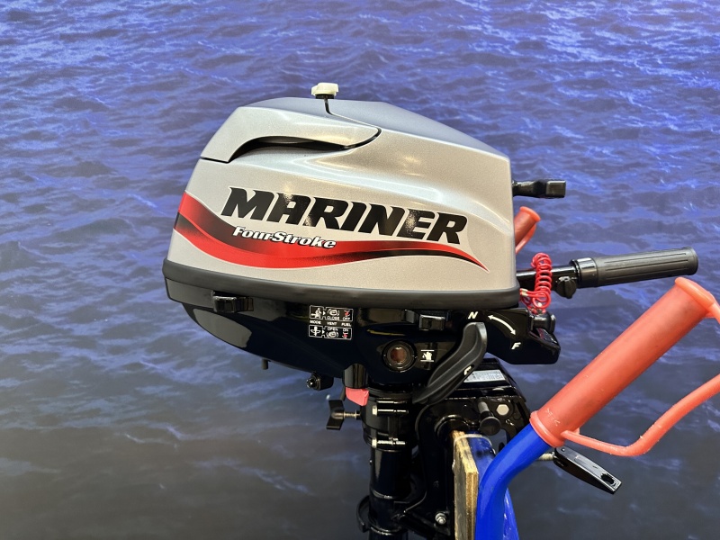Mariner Mercury 3.5 pk zo goed als nieuwe gebruikte kortstaart