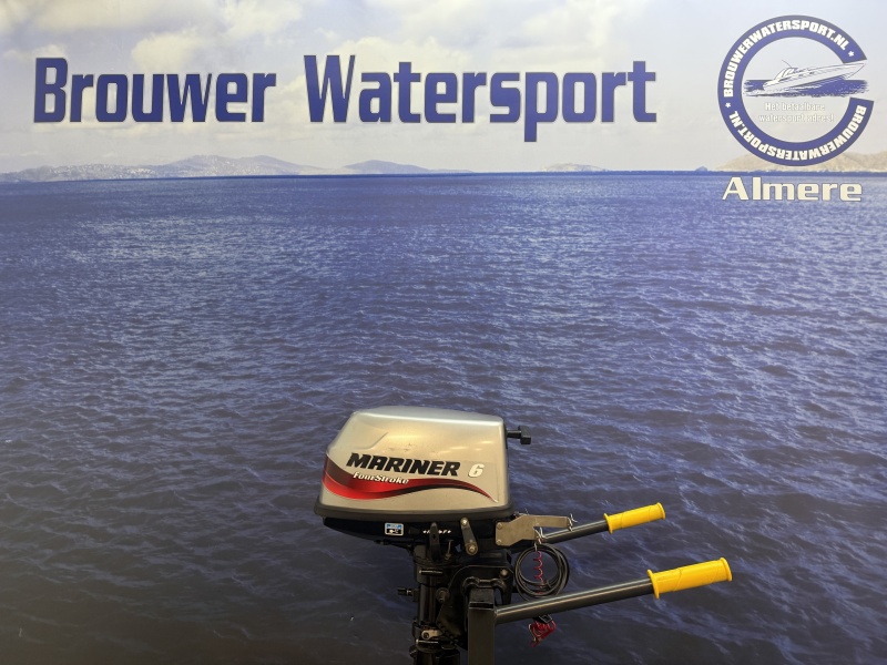 “Mercury / Mariner 6 pk buitenboordmotor | Zeer nette staat” Mariner MA6ML | Afstandsbesturing!