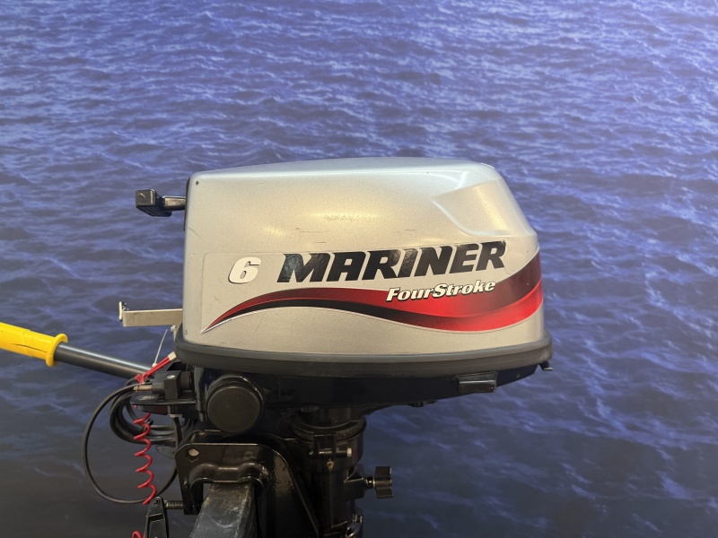 “Mercury / Mariner 6 pk buitenboordmotor | Zeer nette staat” Mariner MA6ML | Afstandsbesturing!