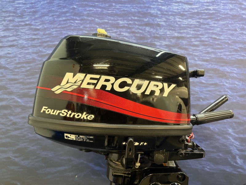 Mercury 4 pk buitenboordmotor | Zeer nette staat Langstaart | Knuppel bediend