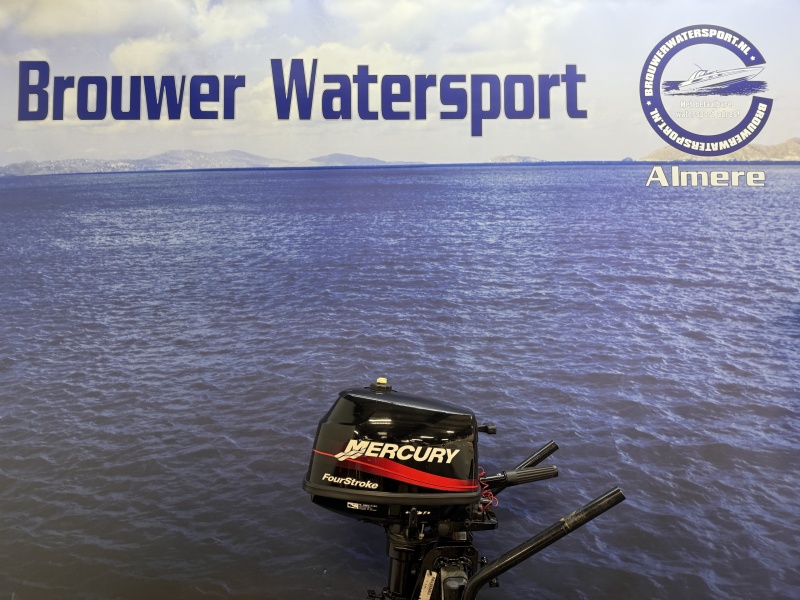 Mercury 4 pk buitenboordmotor | Zeer nette staat Langstaart | Knuppel bediend