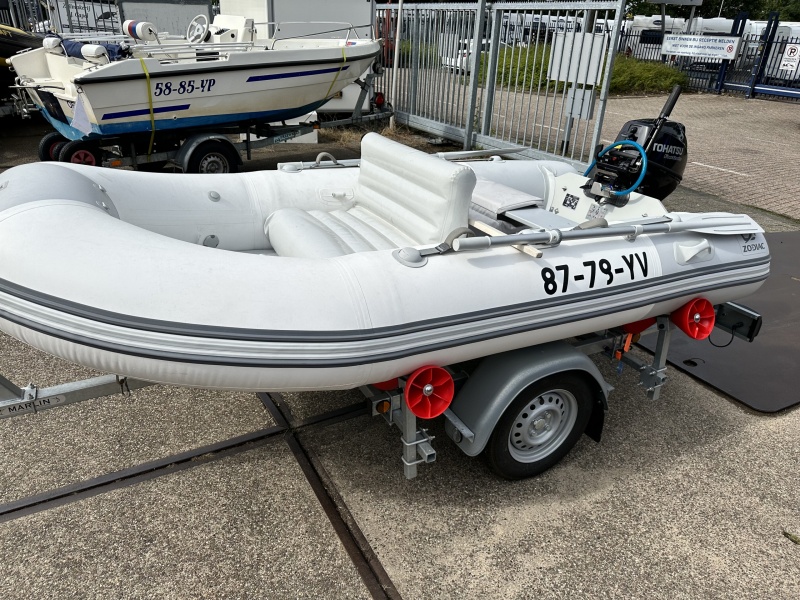 Zodiac 325 fast roller Acti V met of zonder motor en trailer