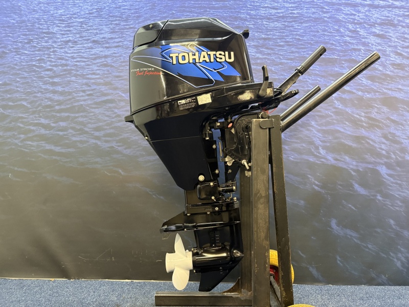 “ Tohatsu 25 pk buitenboordmotor | Absolute nieuwstaat “ Tohatsu MFS25B Kortstaart knuppel