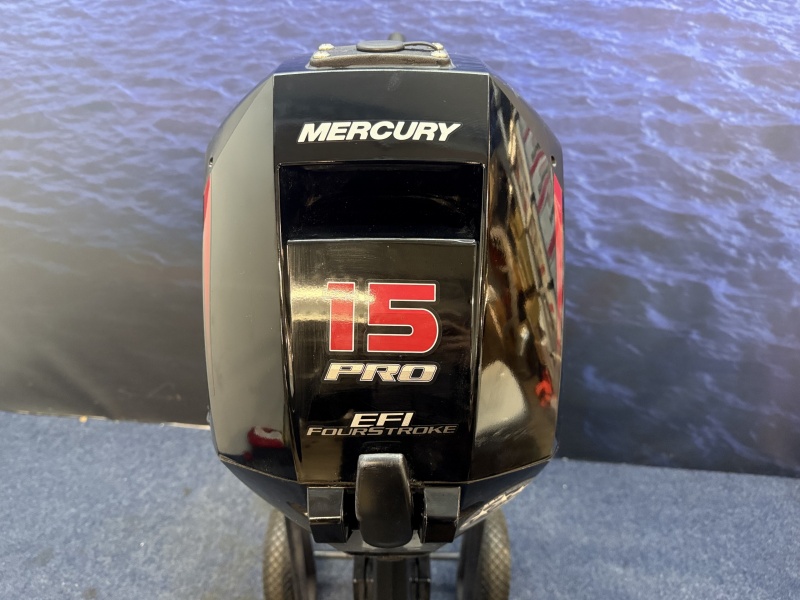 “ Mercury 15 buitenboordmotor | Pro Kicker | NIEUWSTAAT | “ F15EFI ELHPT Pro Kicker | Langstaart | Powertrim | Elektrisch gestart “