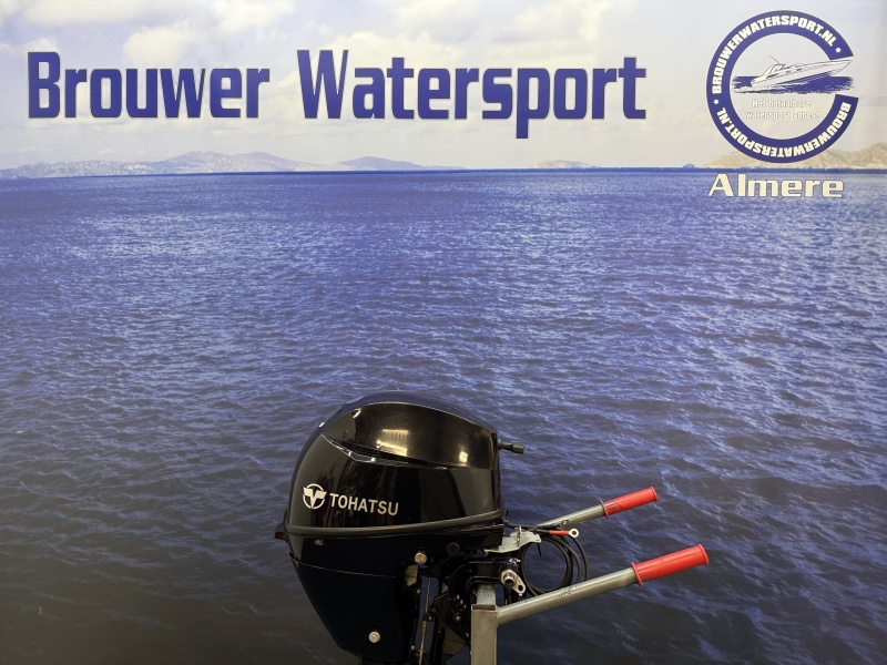 “ Tohatsu 9.9 pk injectie buitenboordmotor | Nieuwstaat “ MFS 9.9 EPS Kortstaart Elektrische start Afstand bediend