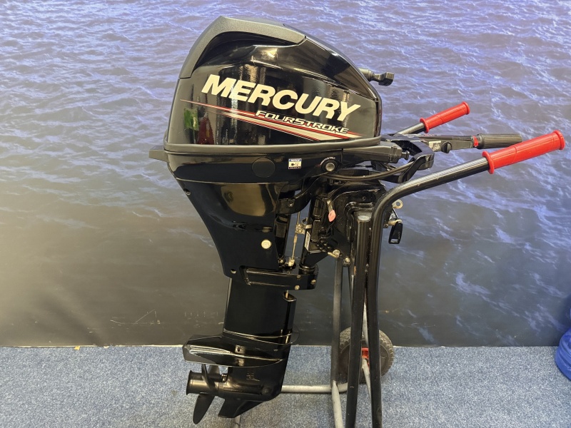 “ Mercury 20 pk | Buitenboordmotor | Nieuwstaat! “ F20ML langstaart knuppelbesturing